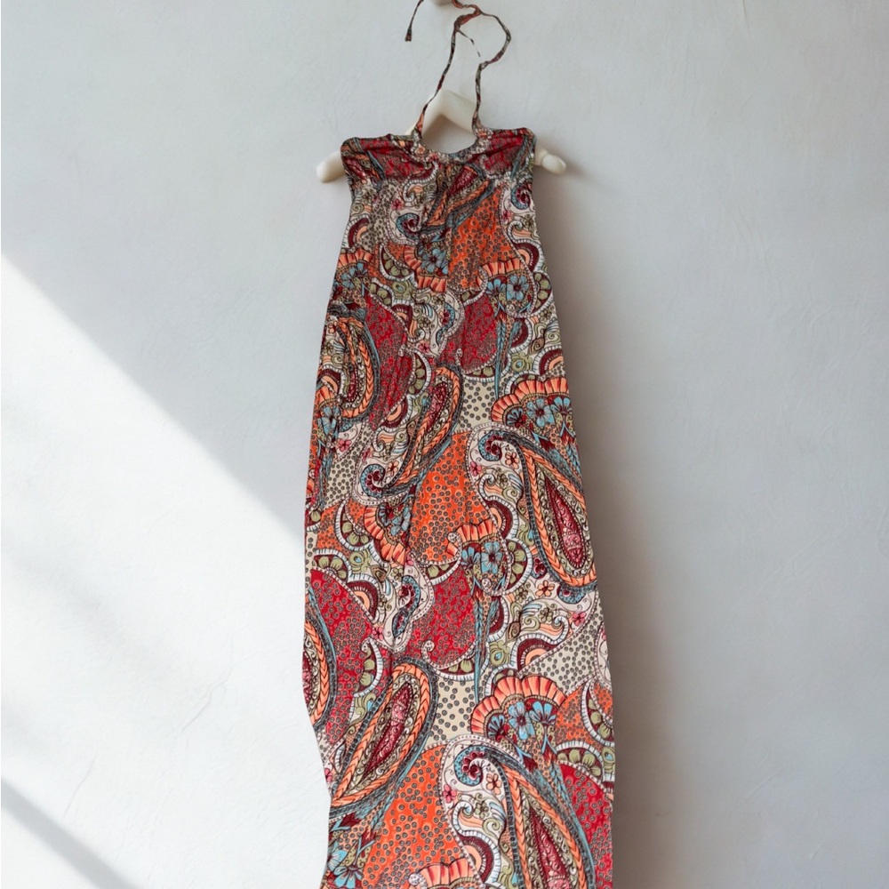 Bohemian Paisley Maxi Dress